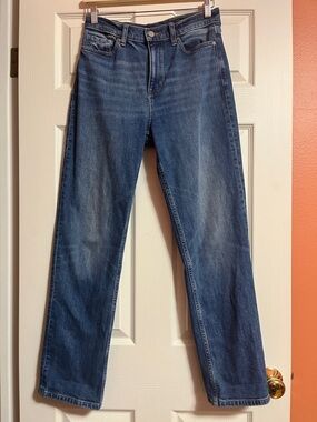 *Altered* Banana Republic High Rise Straight 29L
